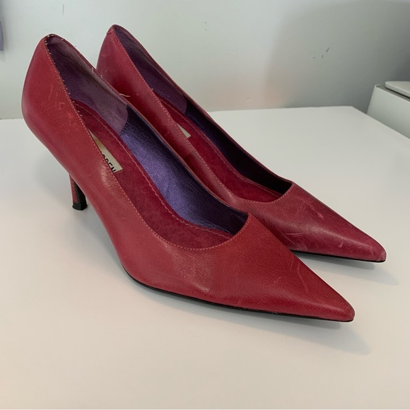 STEVE MADDEN MAGENTA STILETTO 6.5 US - Picture 3 of 9
